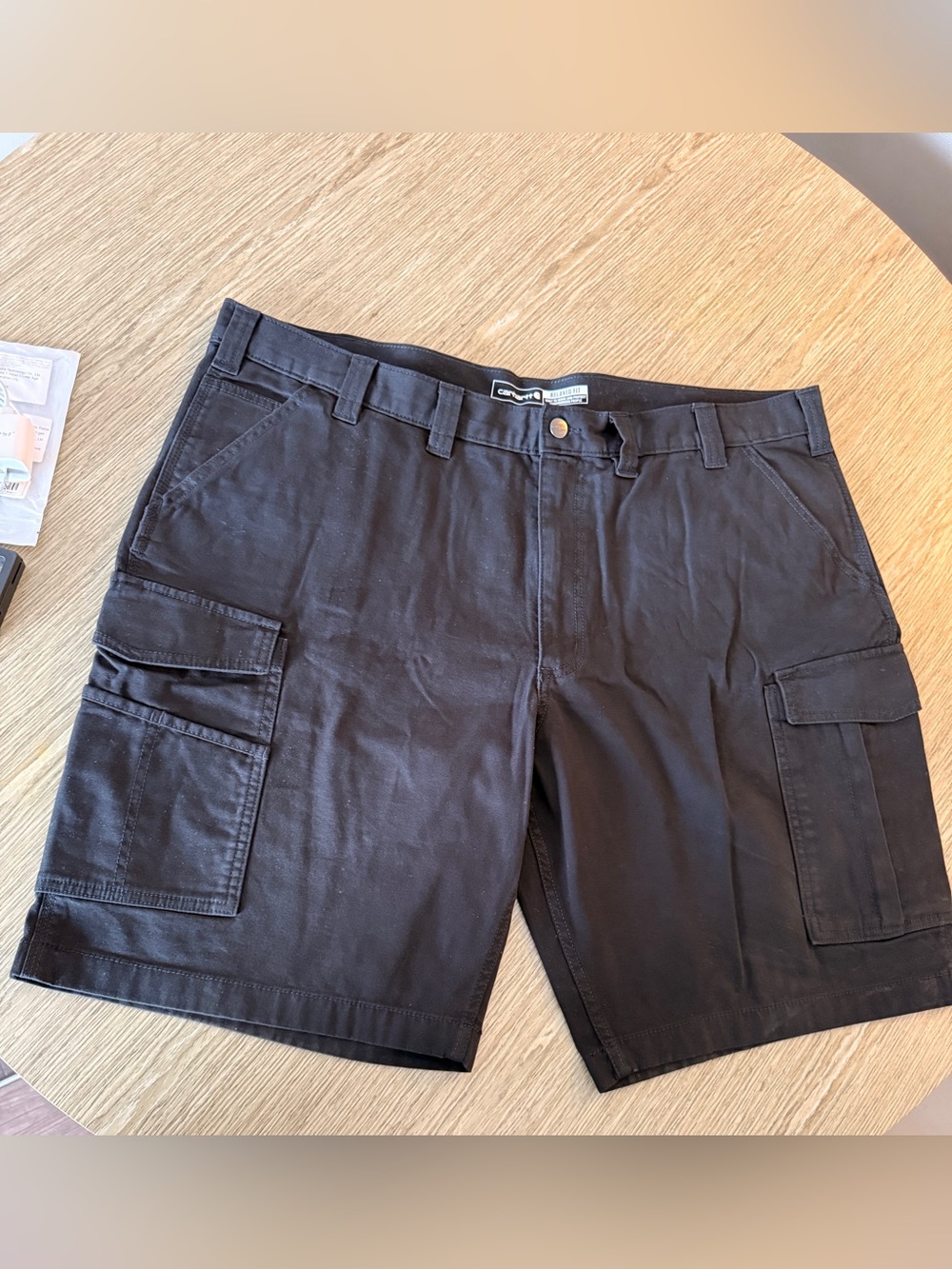 Carhartt Relaxed Fit Cargo Work Shorts | Men’s Size 44 | Black - Picture 1 of 6